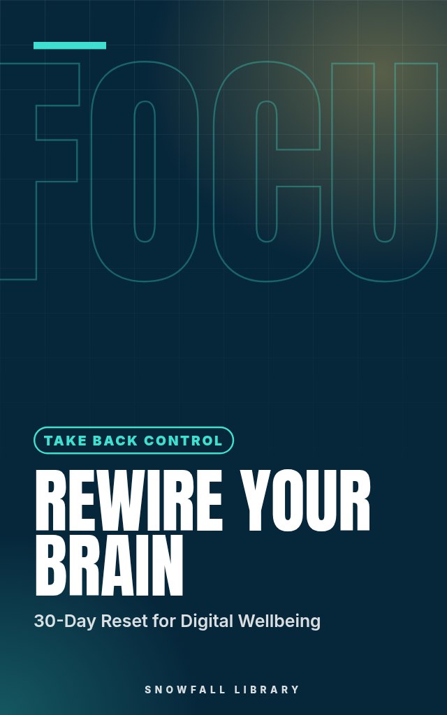 Rewire Your Attention: A 30-Day Reset for Phone Habits and Focus cover