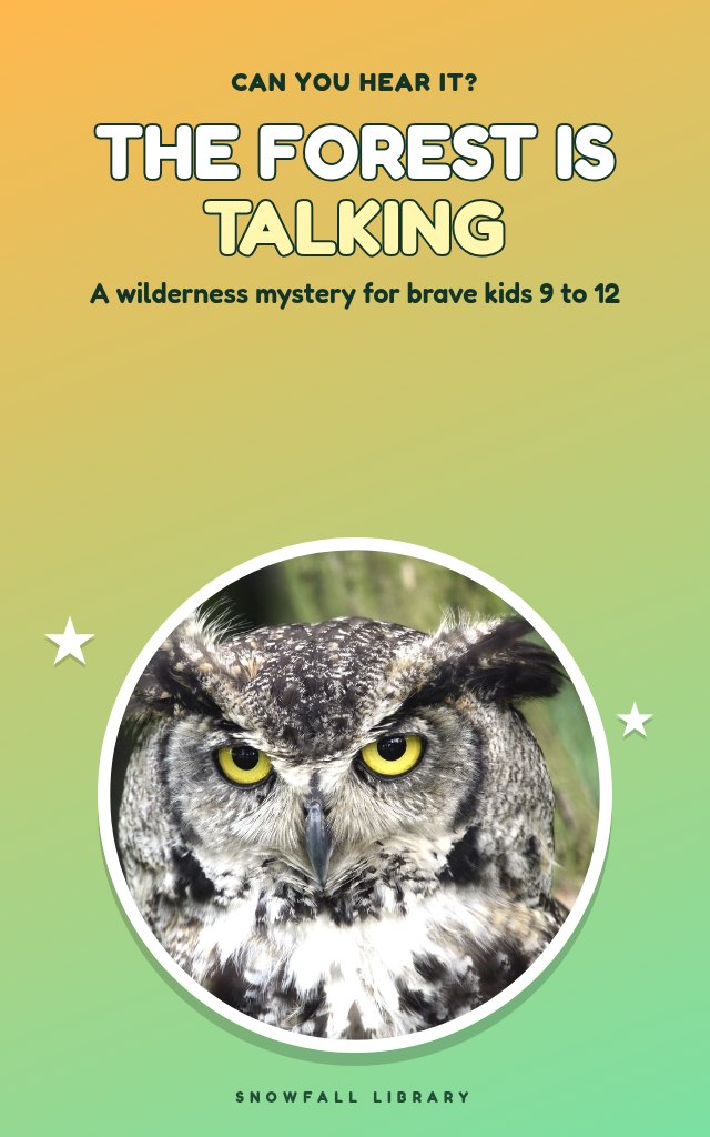 The Forest Is Talking: A Wilderness Animal Mystery for Brave Kids cover