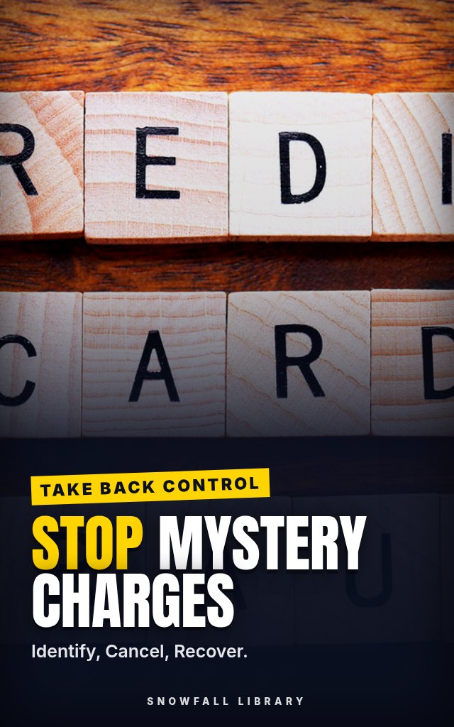 Stop Mystery Charges: Identify, Cancel and Recover Payments You Didn't Expect cover