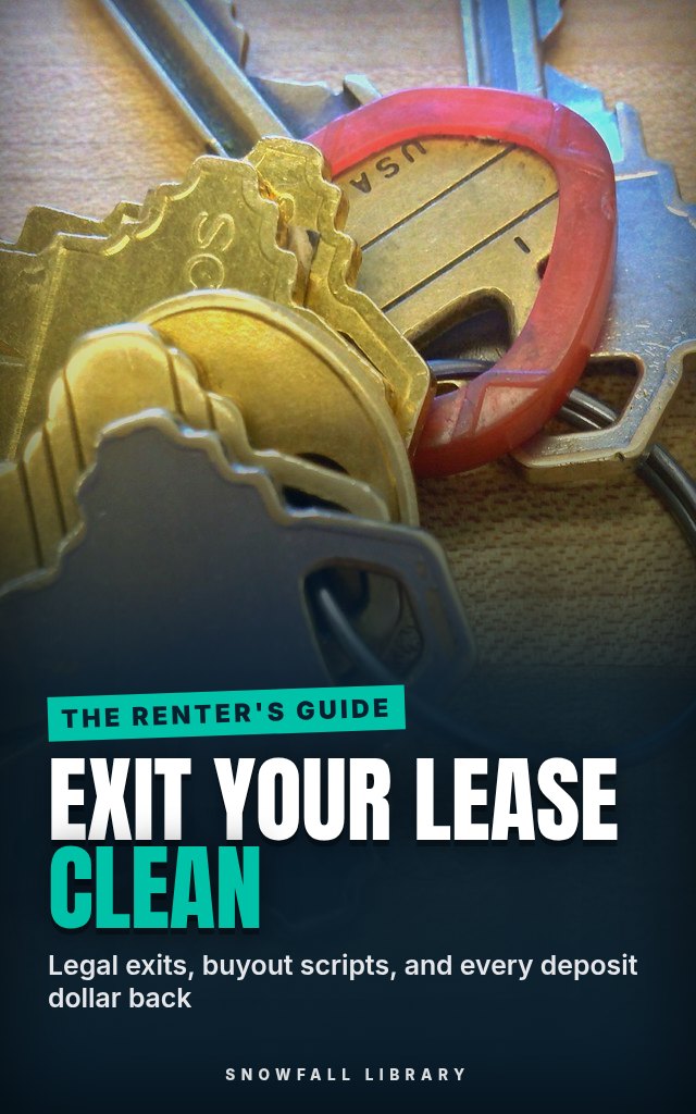 Exit Your Lease Clean: Leave Early and Get Your Deposit Back cover