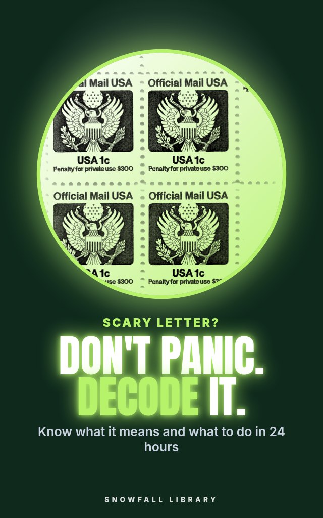 Don't Panic, Decode It: What That Scary Letter Means and What to Do Next cover