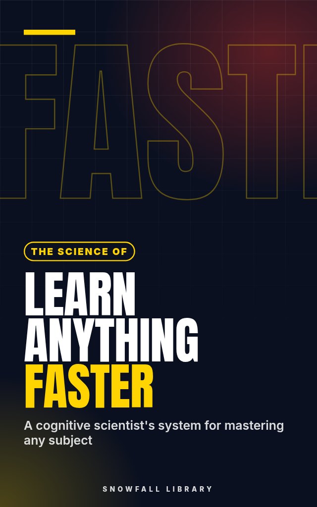 Learn Anything Faster: Study Methods Built on How Memory Actually Works cover