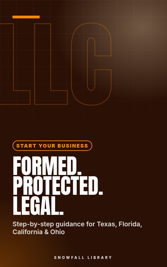 Formed, Protected, Legal: Set Up Your LLC in the Right Order cover