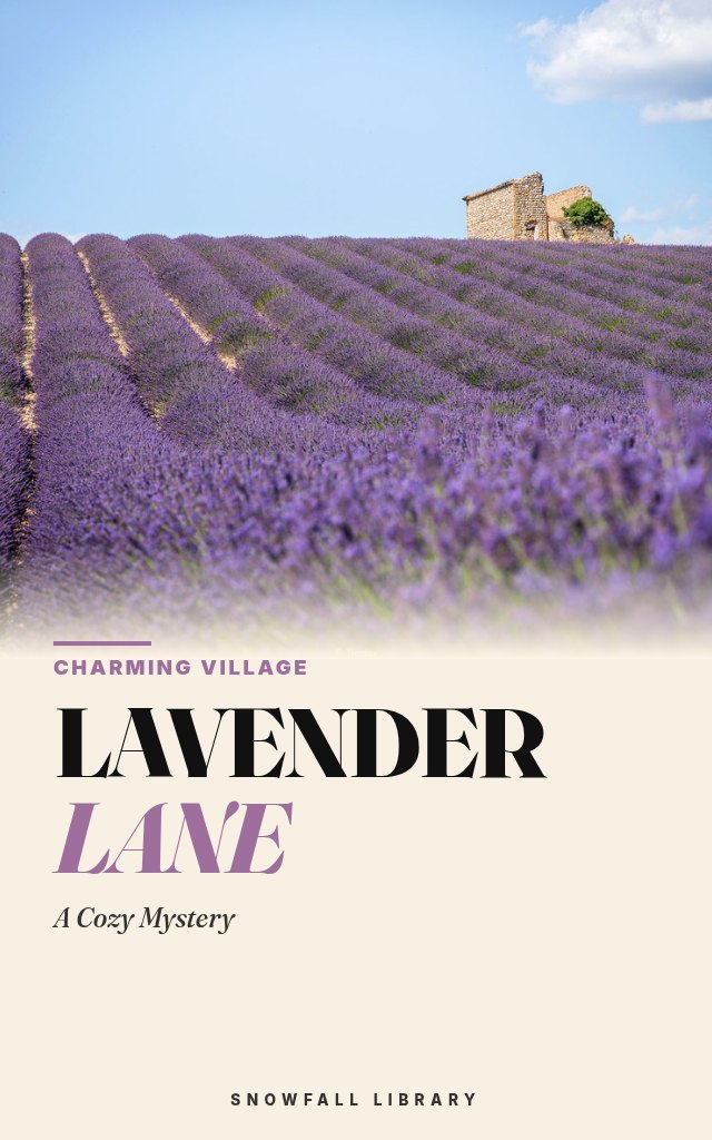Lavender Lane: A Sprinkle of Suspicion, a Large Print Cozy Mystery cover
