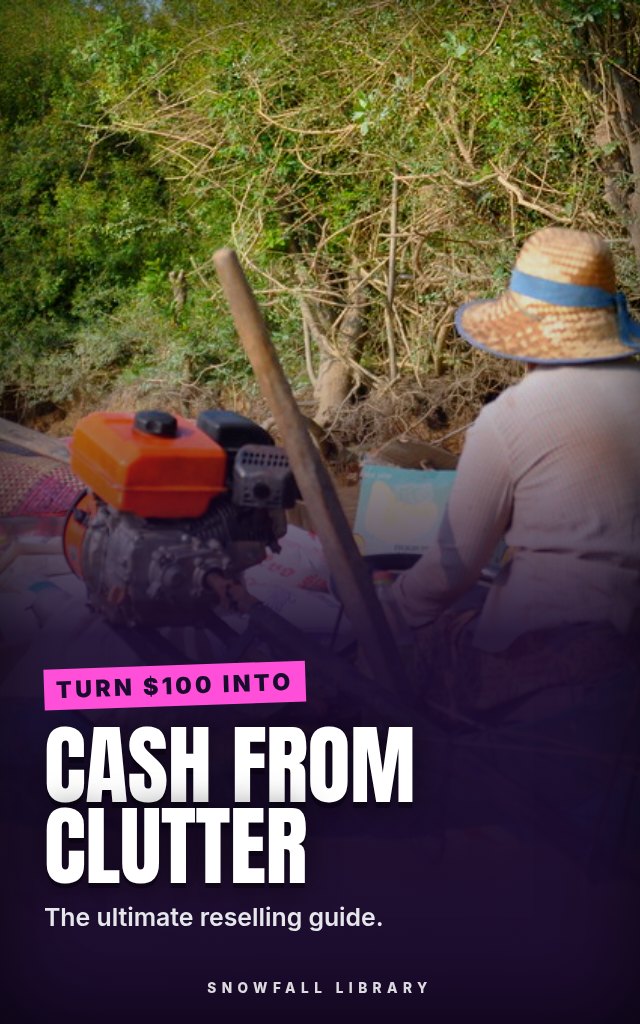 Cash From Clutter: Start a Reselling Side Hustle With Less Than a Hundred Dollars cover