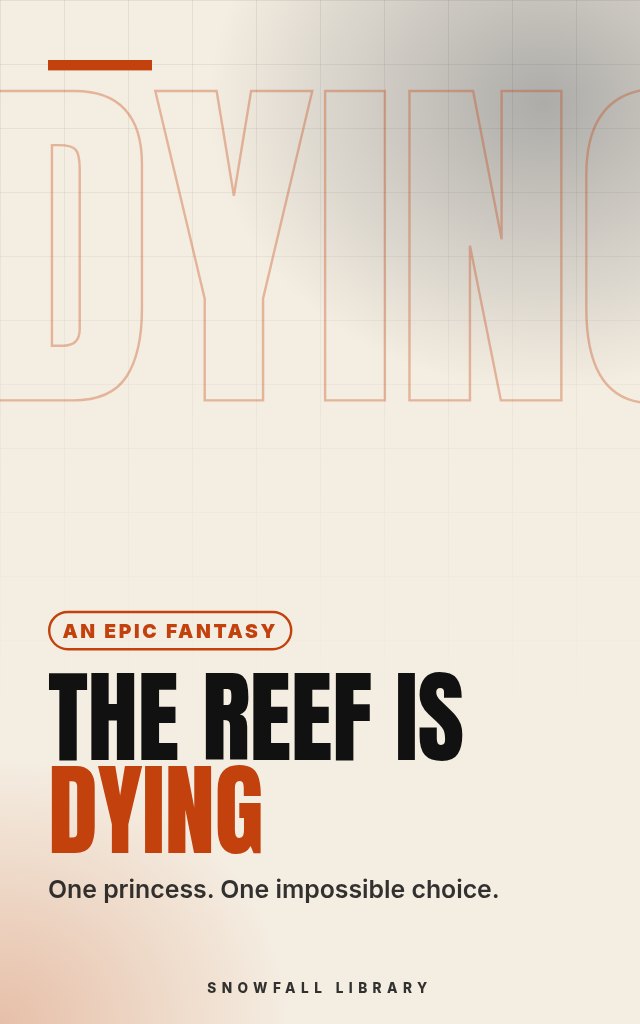 The Reef Is Dying: The Sunken Spires, an Epic Underwater Fantasy cover